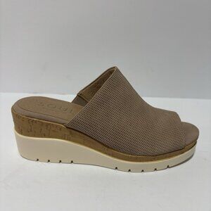 Soul Naturalizer Women’s Goodtimes Wedge Sandals Taupe, Size 9 Wide
